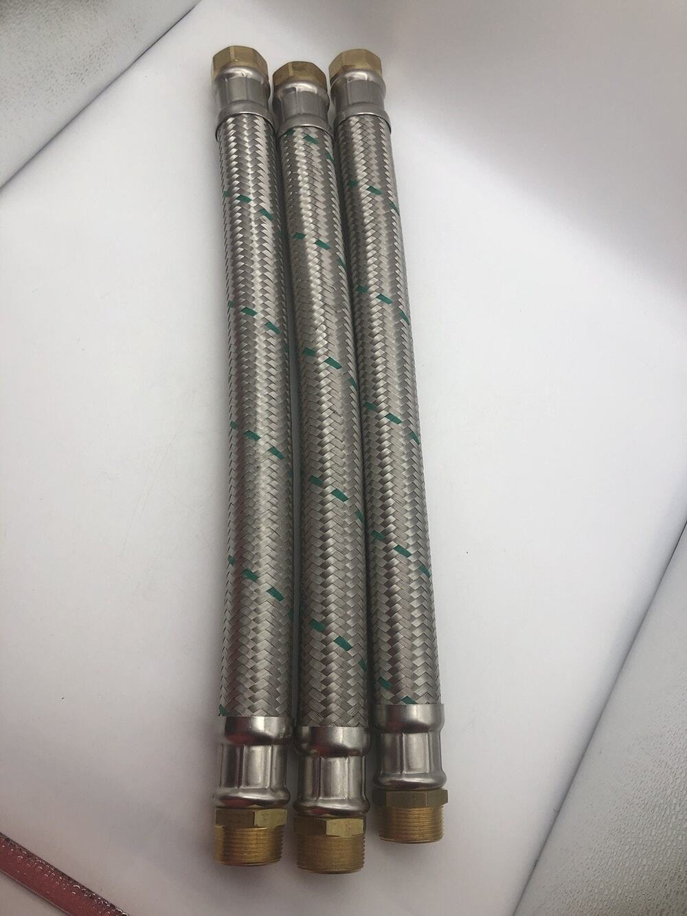 Nex Braided Flexible Hose 1 3/4”x 1” 300psi 248F-19, 24" and 23 1/2 L,LOT OF 3